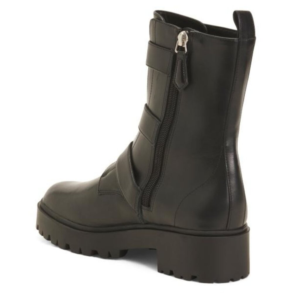MARION PARKE Made In Brazil Leather Juliana Utility Boots - Picture 2 of 3
